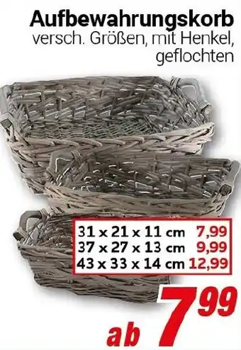 CENTERSHOP Aufbewahrungskorb Angebot