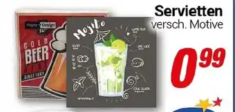CENTERSHOP Servietten Angebot