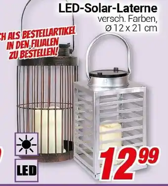 CENTERSHOP LED-Solar-Laterne Angebot