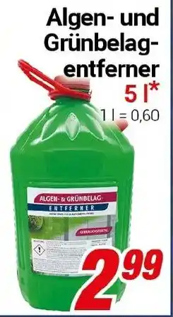 CENTERSHOP Algen- und Grünbelag entferner Angebot