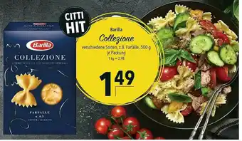 CITTI Markt Barilla Collezione Angebot