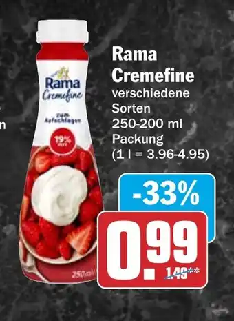 HIT Rama Cremefine Angebot