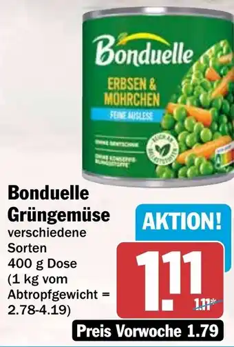 HIT Bonduelle Grüngemüse Angebot