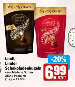 HIT Lindt Lindor Schokoladenkugeln Angebot