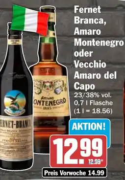 HIT Fernet Branca, Amaro Montenegro oder Vecchio Amaro del Capo Angebot