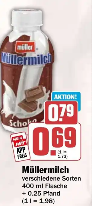 HIT müller Müllermilch Angebot