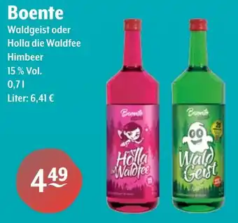 Getränke Hoffmann Boente Waldgeist oder Holla die Waldfee Himbeer Angebot