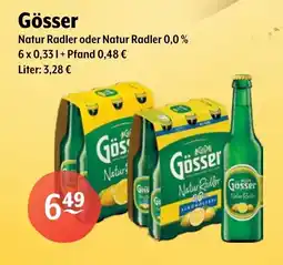 Getränke Hoffmann Gösser Natur Radler oder Natur Radler 0,0% Angebot