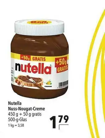 CITTI Markt Nutella Nuss-nougat-creme Angebot