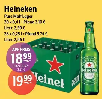 Getränke Hoffmann Heineken Pure Malt Lager Angebot