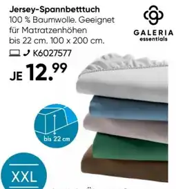 Galeria Jersey-Spannbetttuch Angebot