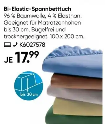 Galeria Bi-Elastic-Spannbetttuch Angebot