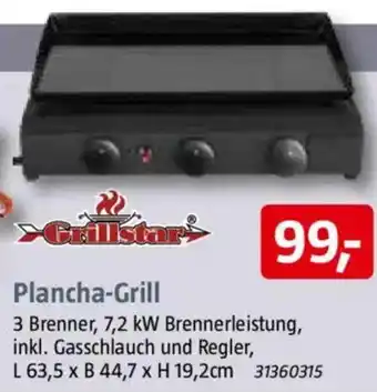 Bauhaus Grillstar Plancha-Grill Angebot