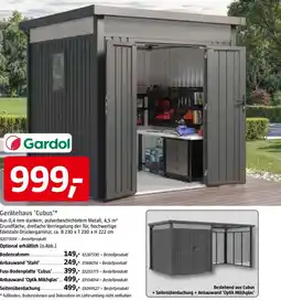 Bauhaus Gardol Gerätehaus 'Cubus' Angebot