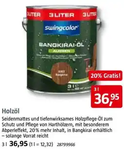 Bauhaus swingcolor Holzöl Angebot