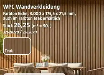 Bauhaus WPC Wandverkleidung Angebot