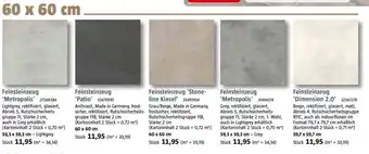 Bauhaus Feinsteinzeug 'Metropolis' Angebot