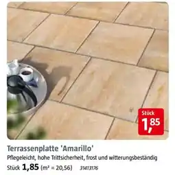 Bauhaus Terrassenplatte 'Amarillo' Angebot