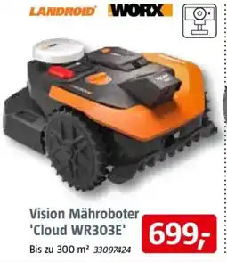 Bauhaus LANDROID WORX Vision Mähroboter Cloud WR303E' Angebot