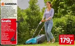 Bauhaus GARDENA Akku-Rasenmäher 'EasyMax 32/18V Set' Angebot