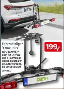 Bauhaus Fahrradträger 'Crow Plus' Angebot