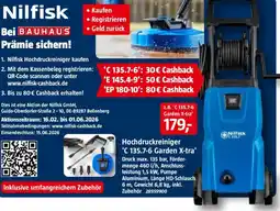 Bauhaus Nilfisk Hochdruckreiniger 'C 135.7-6 Garden X-tra' Angebot