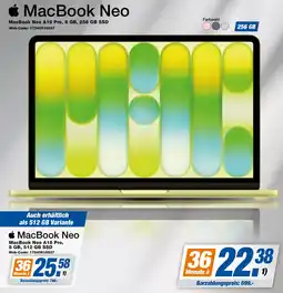 expert Techno Land Apple MacBook Neo A18 Pro Angebot