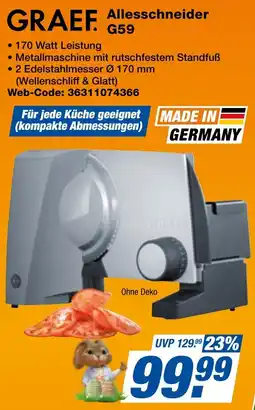 expert Techno Land GRAEF Allesschneider G59 Angebot