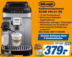 expert Techno Land DeLonghi Kaffeevollautomat ECAM 290.61.SB Angebot