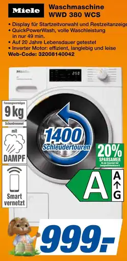 expert Techno Land Miele Waschmaschine WWD 380 WCS Angebot