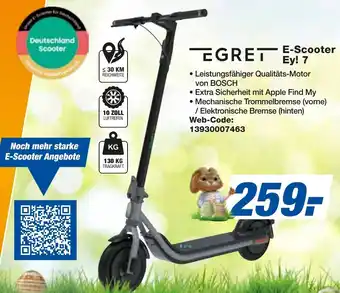 expert Techno Land EGRET E-Scooter Ey! 7 Angebot