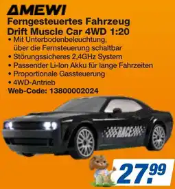 expert Techno Land AMEWI Ferngesteuertes Fahrzeug Drift Muscle Car 4WD 1:20 Angebot