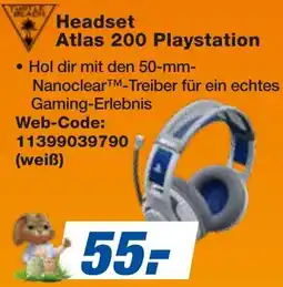 expert Techno Land Turtle Beach Headset Atlas 200 Playstation Angebot