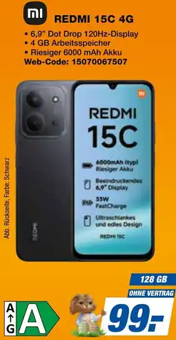 expert Techno Land REDMI 15C 4G Angebot
