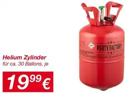 KiK Helium Zylinder Angebot