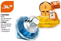 Müller CHOPARD Wish Eau de Parfum oder CAŠMIR Eau de Parfum Natural Spray Angebot