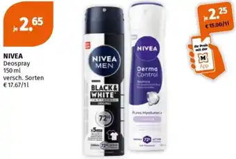 Müller NIVEA Deospray Angebot