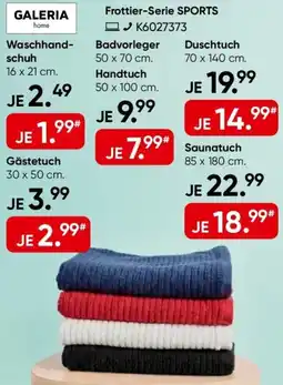 Galeria GALERIA home Frottier-Serie SPORTS Angebot