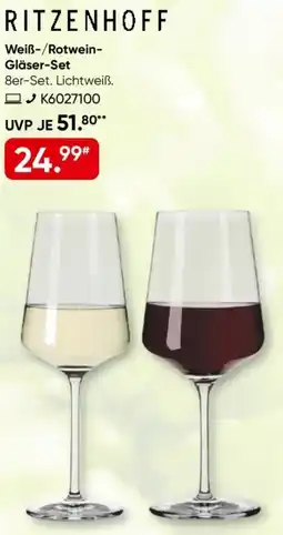 Galeria RITZENHOFF Weiß-/Rotwein Gläser-Set Angebot