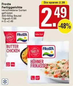 WEZ Frosta Fertiggerichte Angebot