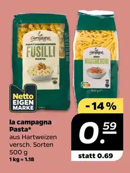 NETTO La campagna pasta Angebot