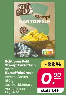 NETTO Echt vom feld stampfkartoffeln Angebot