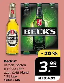 NETTO Beck's bier Angebot
