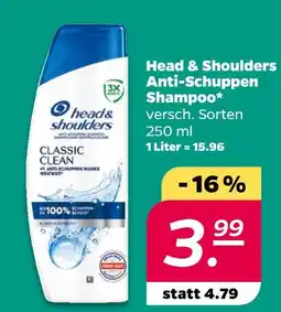 NETTO Head & shoulders anti-schuppen shampoo Angebot