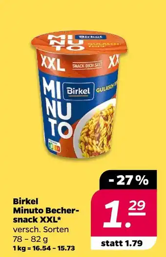 Netto Birkel minuto becher-snack xxl Angebot