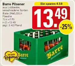 WEZ Barre Pilsener Angebot