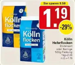 WEZ Kölln Haferflocken Angebot