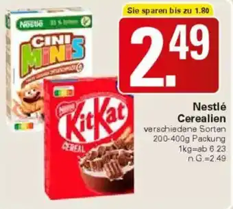 WEZ Nestlé Cerealien Angebot