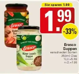 WEZ Erasco Suppen Angebot