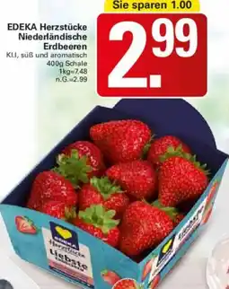WEZ EDEKA Herzstücke Niederländische Erdbeeren Angebot